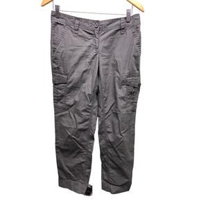 Lands' End Green Cargo Pants Adjustable Length Size 8P